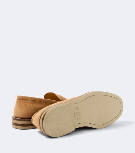 Mocassins en daim - Brunello Cucinelli - Modalova