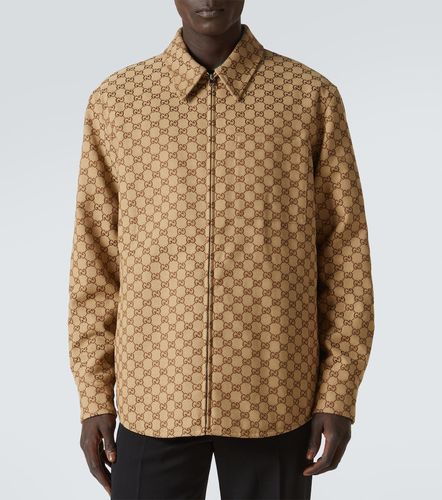 Gucci Surchemise en toile GG - Gucci - Modalova