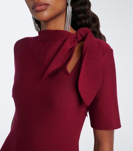 Robe midi en laine mélangée - Oscar de la Renta - Modalova