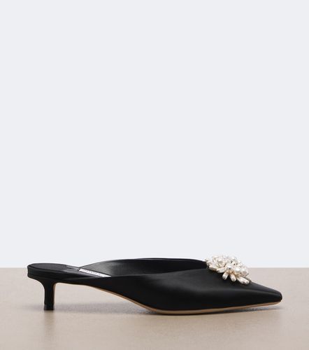Mules Ines en satin à ornements - Jimmy Choo - Modalova