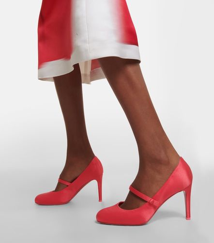 Escarpins Pumppie 85 en crêpe de satin - Christian Louboutin - Modalova