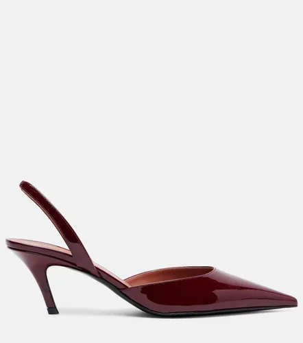 Escarpins slingback Sofia 60 en cuir verni - Amina Muaddi - Modalova