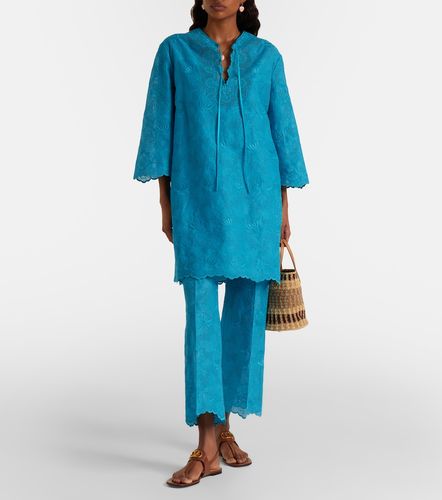 Cafetan en coton à broderies anglaises - Valentino Garavani - Modalova