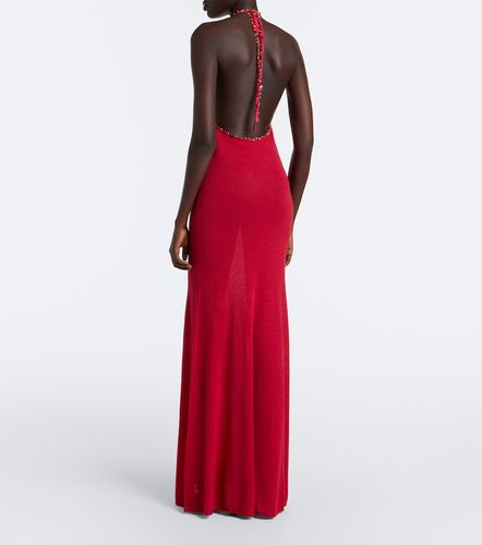 Robe longue Beach Quarth en coton mélangé à ornements - Christopher Esber - Modalova