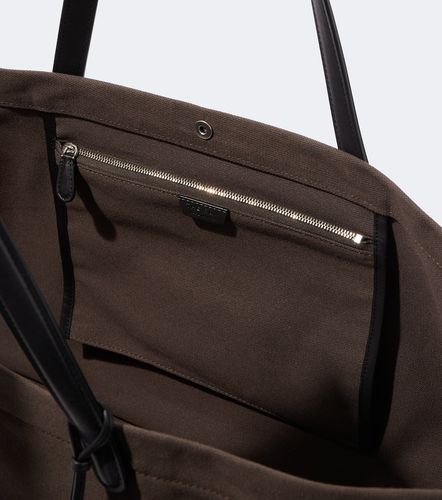 Cabas Idaho XL en toile et cuir - The Row - Modalova