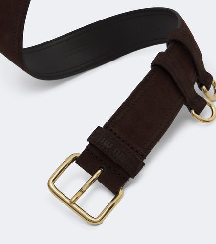 Miu Miu Ceinture en daim - Miu Miu - Modalova