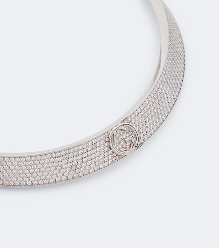 Choker Interlocking G à ornements - Gucci - Modalova