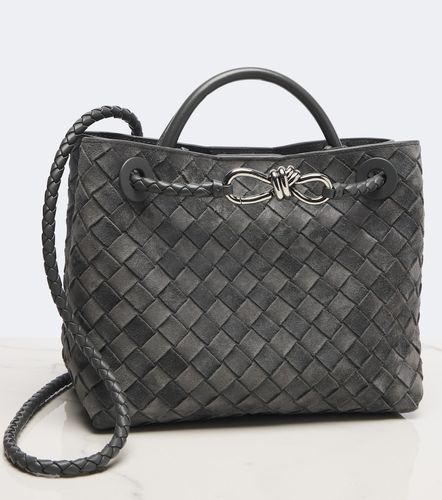 Sac Andiamo Small en daim Intrecciato - Bottega Veneta - Modalova