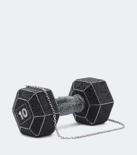 Pochette Dumbbell à cristaux - Judith Leiber Couture - Modalova
