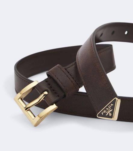 Prada Ceinture en cuir à logo - Prada - Modalova