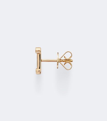 Boucle d'oreille unique Initial Petite T en or 18 ct et diamants - Sophie Bille Brahe - Modalova