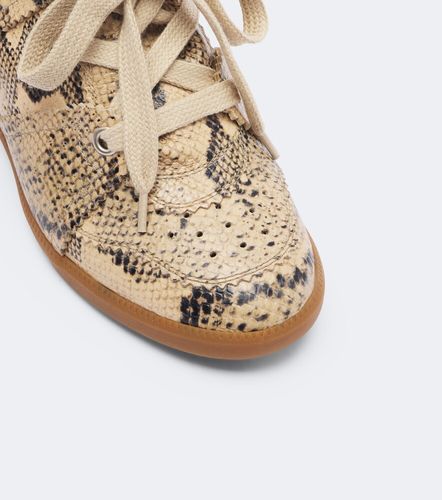 Baskets compensées Bobby en cuir - Isabel Marant - Modalova