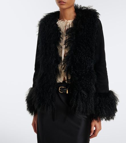 Veste Sammy en daim et shearling - Rixo - Modalova