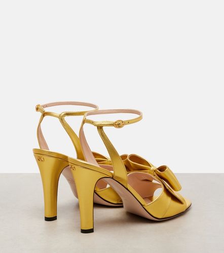 Sandales Bowow 95 en cuir métallisé - Valentino Garavani - Modalova