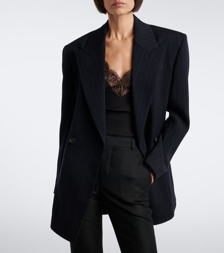 Blazer en laine à rayure - Saint Laurent - Modalova