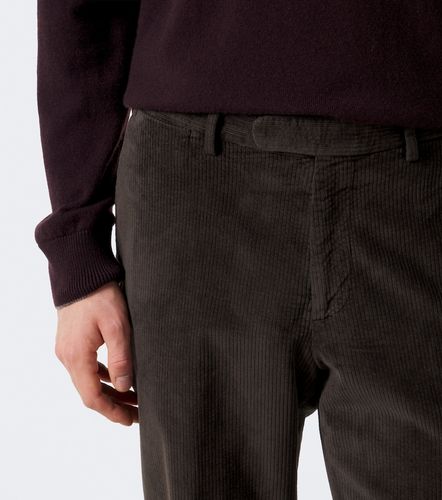 Pantalon chino en coton et soie mélangés - Thom Sweeney - Modalova
