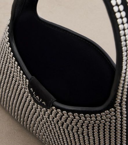 Alaïa Sac à main Mini en daim à ornements - Alaia - Modalova