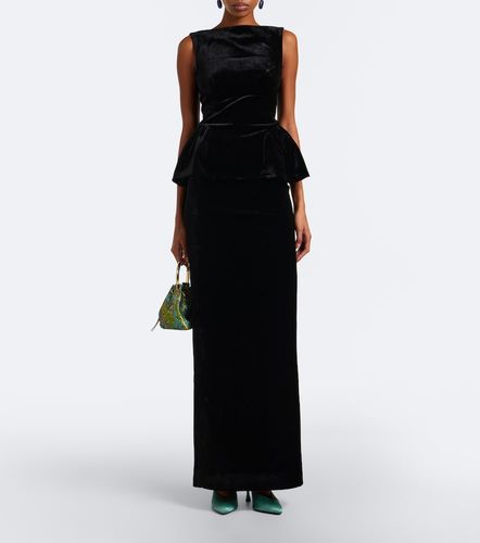 Top péplum en velours - Roland Mouret - Modalova