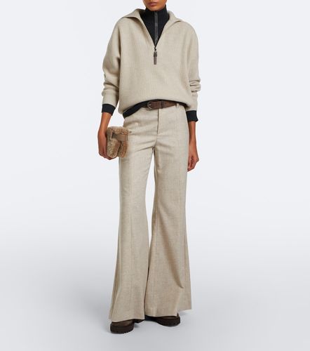 Pull Monili à col zippé en cachemire - Brunello Cucinelli - Modalova