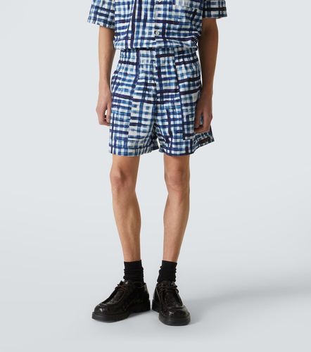 Bermuda en coton à carreaux vichy - Bottega Veneta - Modalova