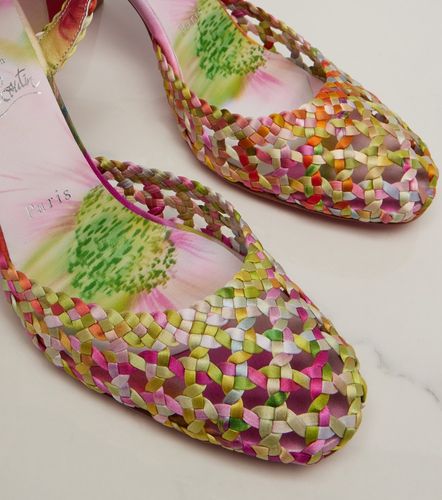 Escarpins Jane Nandina en crêpe de satin - Christian Louboutin - Modalova