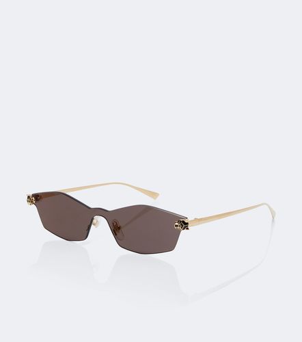 Lunettes de soleil rectangulaires Panthère De Cartier - Cartier Eyewear Collection - Modalova