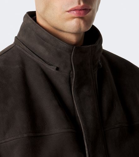 Parka en daim à capuche - Thom Sweeney - Modalova
