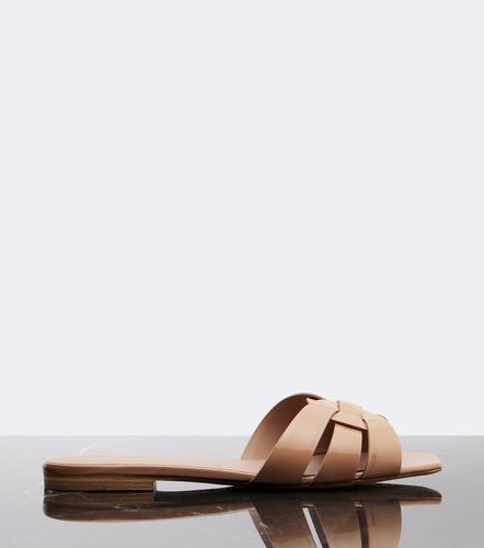 Mules Tribute en cuir verni - Saint Laurent - Modalova