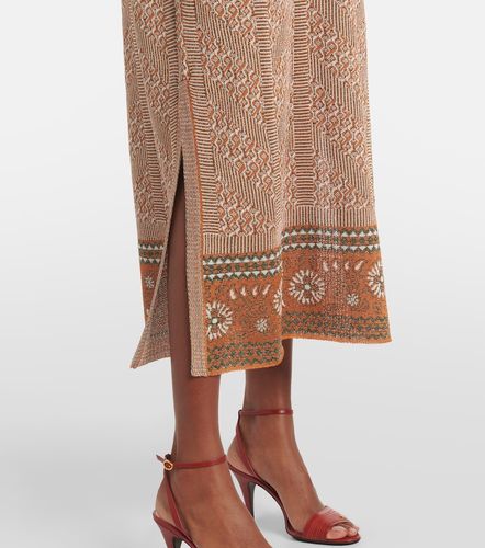 Robe longue en jacquard lamé - Valentino Garavani - Modalova