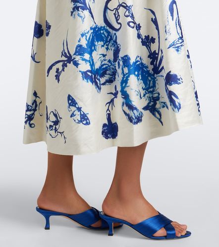 Erdem Robe midi en sergé à fleurs - Erdem - Modalova