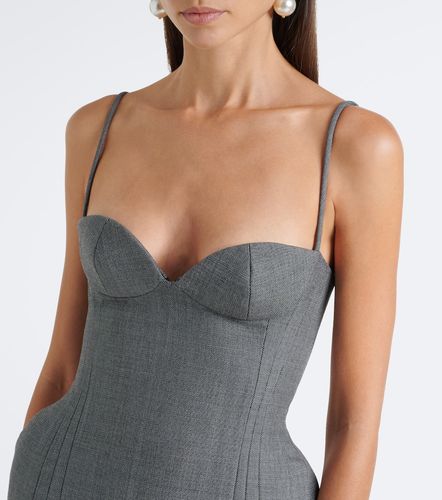 Robe de cocktail corset en laine - Magda Butrym - Modalova