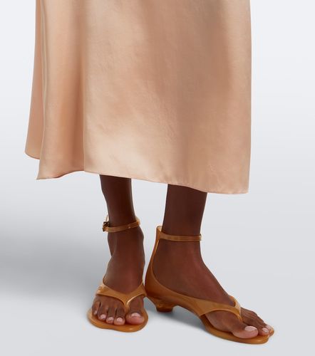 Chloé Robe midi en soie à dentelle - Chloe - Modalova