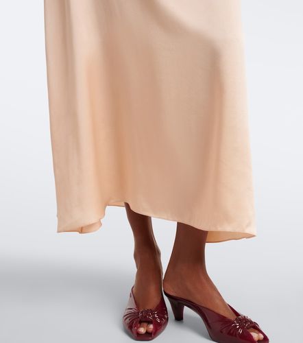 Chloé Robe midi en soie à dentelle - Chloe - Modalova