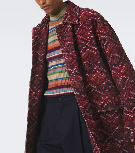 Manteau en velours de coton à imprimé - Dries Van Noten - Modalova