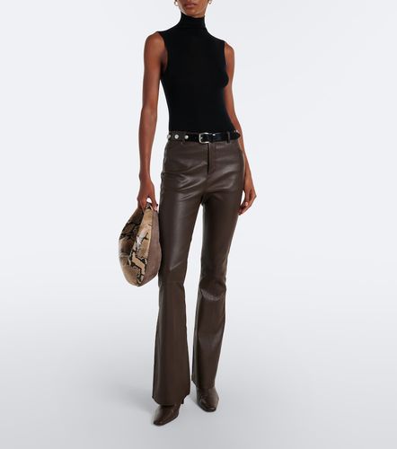 Vince Pantalon évasé en cuir - Vince - Modalova