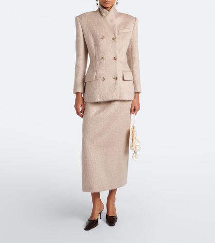 Jupe midi en mohair et laine mélangés - Magda Butrym - Modalova