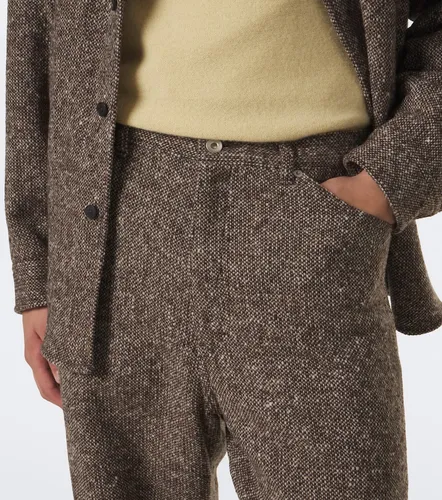 Pantalon ample en tweed de laine - Auralee - Modalova