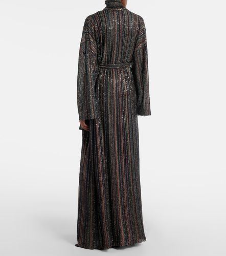 Missoni robe longue en lamé - Missoni - Modalova