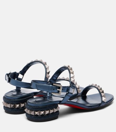 Sandales Pyra en cuir à ornements - Christian Louboutin - Modalova
