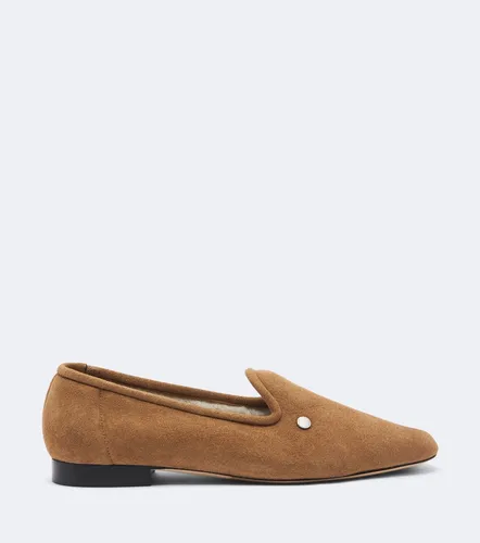 Mocassins en daim et shearling - Toteme - Modalova