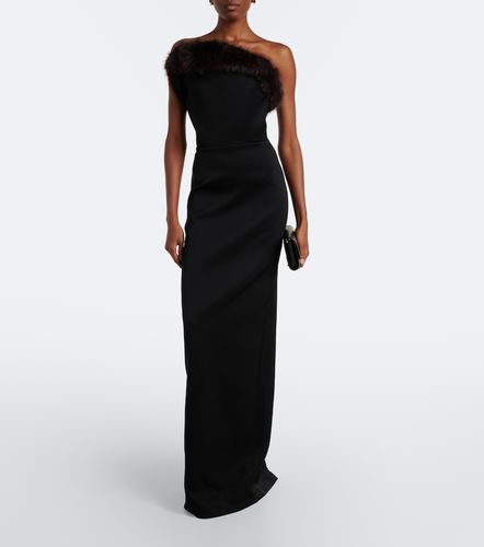 Robe longue bustier asymétrique - David Koma - Modalova