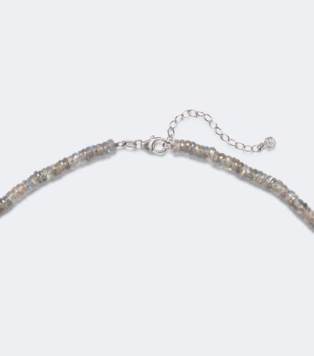 Collier à perles en or 14 ct, quartz et diamants - Sydney Evan - Modalova