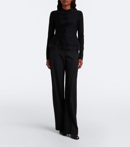 Cardigan à basque en dentelle - McQueen - Modalova