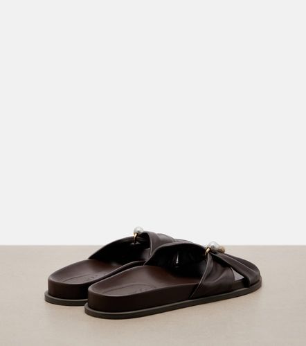 Mules Rafi en cuir à ornements - Jimmy Choo - Modalova