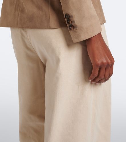 Brunello Cucinelli Blazer en daim - Brunello Cucinelli - Modalova