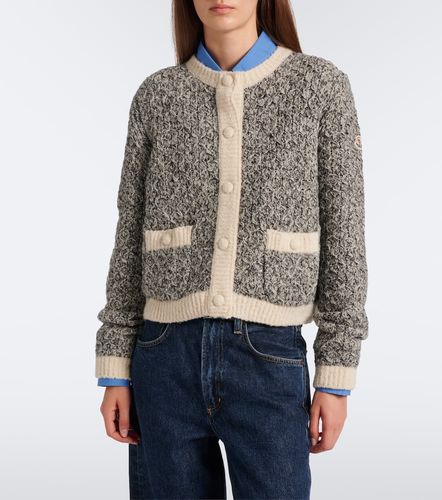 Cardigan en laine et alpaga mélangés - Moncler - Modalova