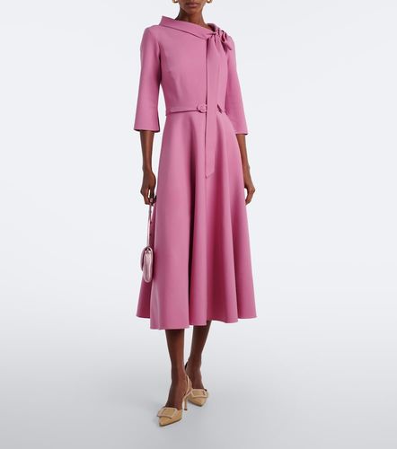 Robe midi en laine mélangée - Oscar de la Renta - Modalova