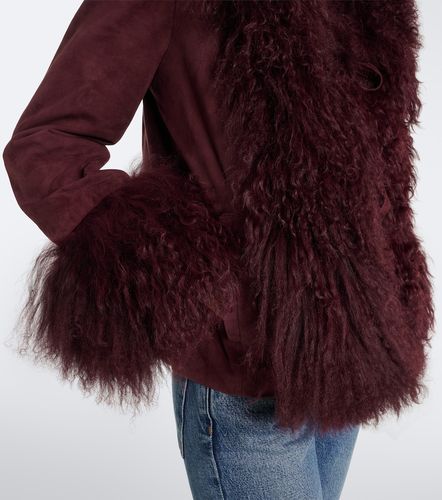 Veste Sammy en daim et shearling - Rixo - Modalova