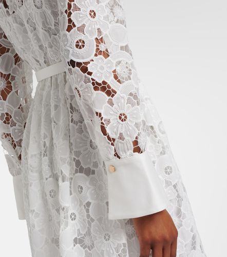 Robe chemise en guipure - Self-Portrait - Modalova