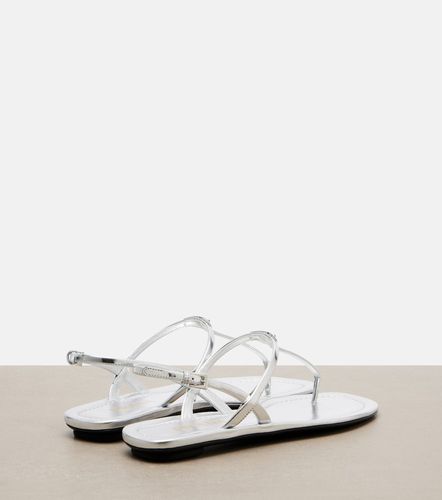 Prada Sandales en cuir métallisé - Prada - Modalova